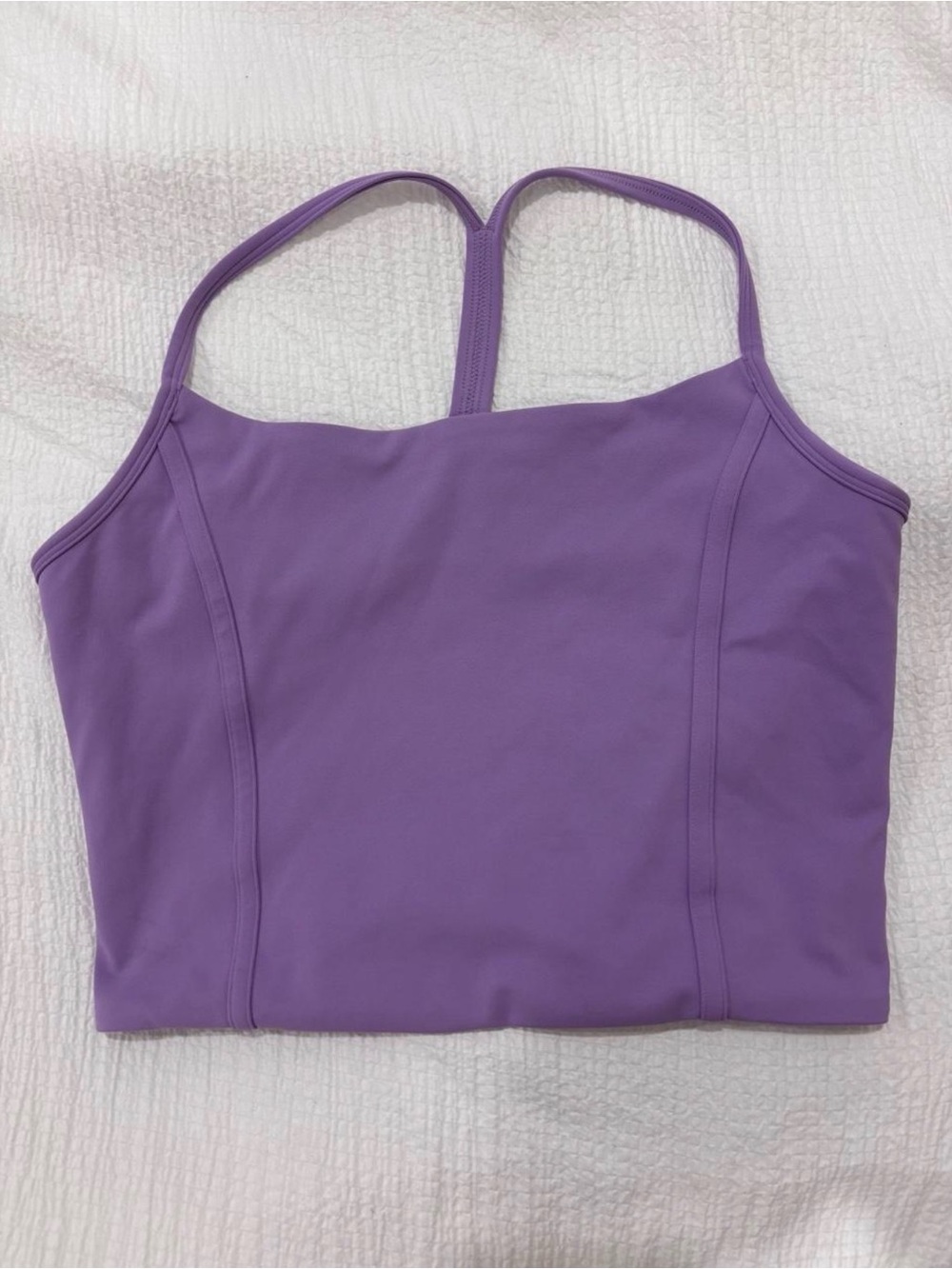 Purple YPB Abercrombie Womens Tank Crop Top